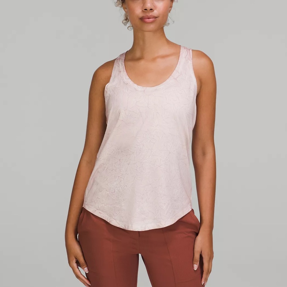 Lululemon pink Love tank top 4